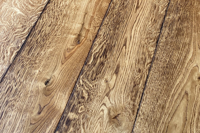 Truly Engineered Oak Flooring Boards Angled