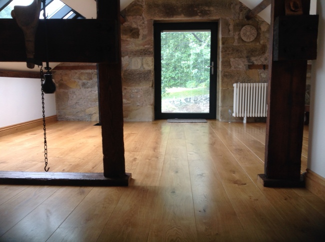 Character Grade 220mm Engineered Oak Flooring - Living Room