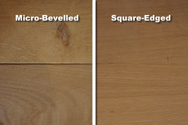 Square Edged Oak Flooring, Beveled Laminate Flooring