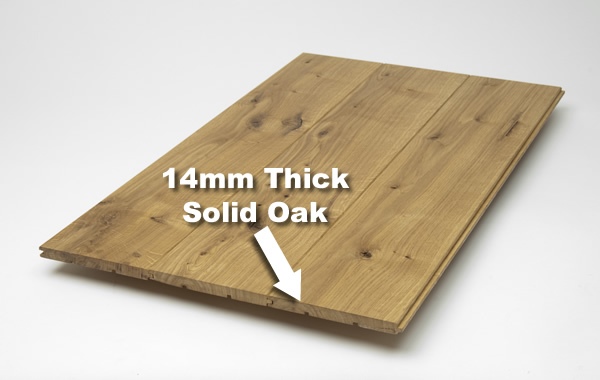 14mm Solid Oak Flooring