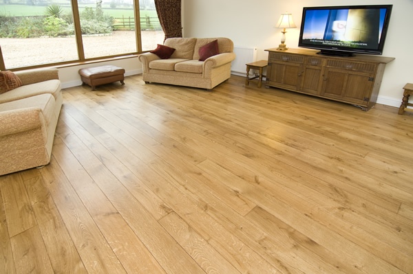 Solid Oak Flooring Living Room