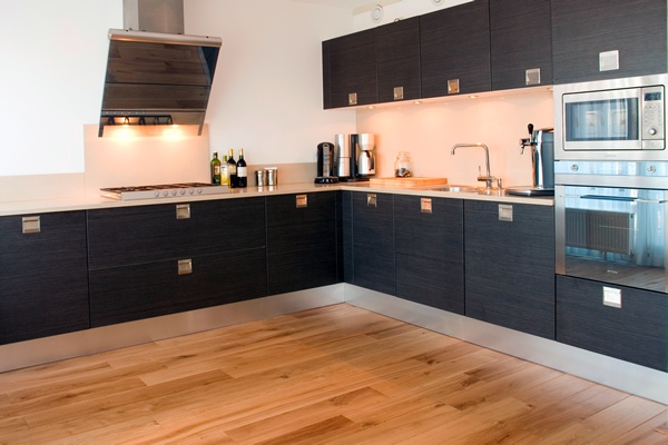 Engineered Oak Flooring In A Kitchen
