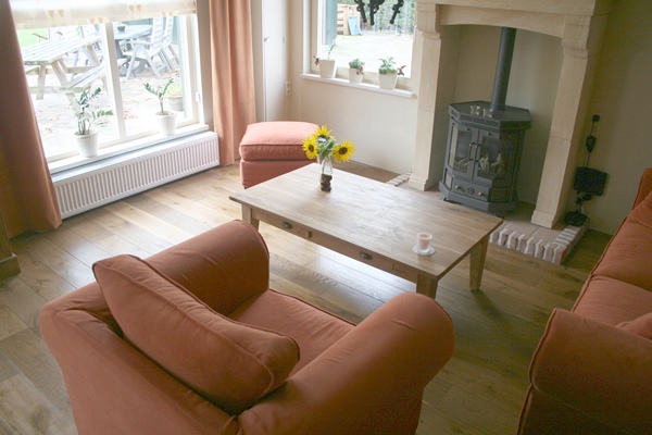 Oak Flooring In A Living Room