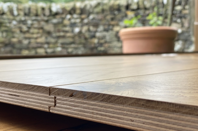 Flat Plank Engineered Oak Flooring