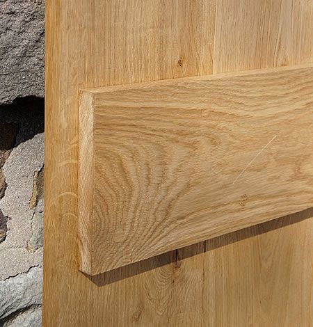 Yorkshire Solid Oak Door Detail