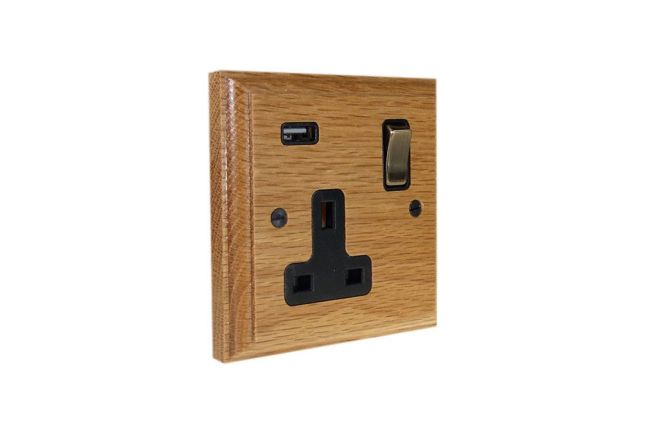 usb-charging-socket-1gang-antique-brass-light-oak